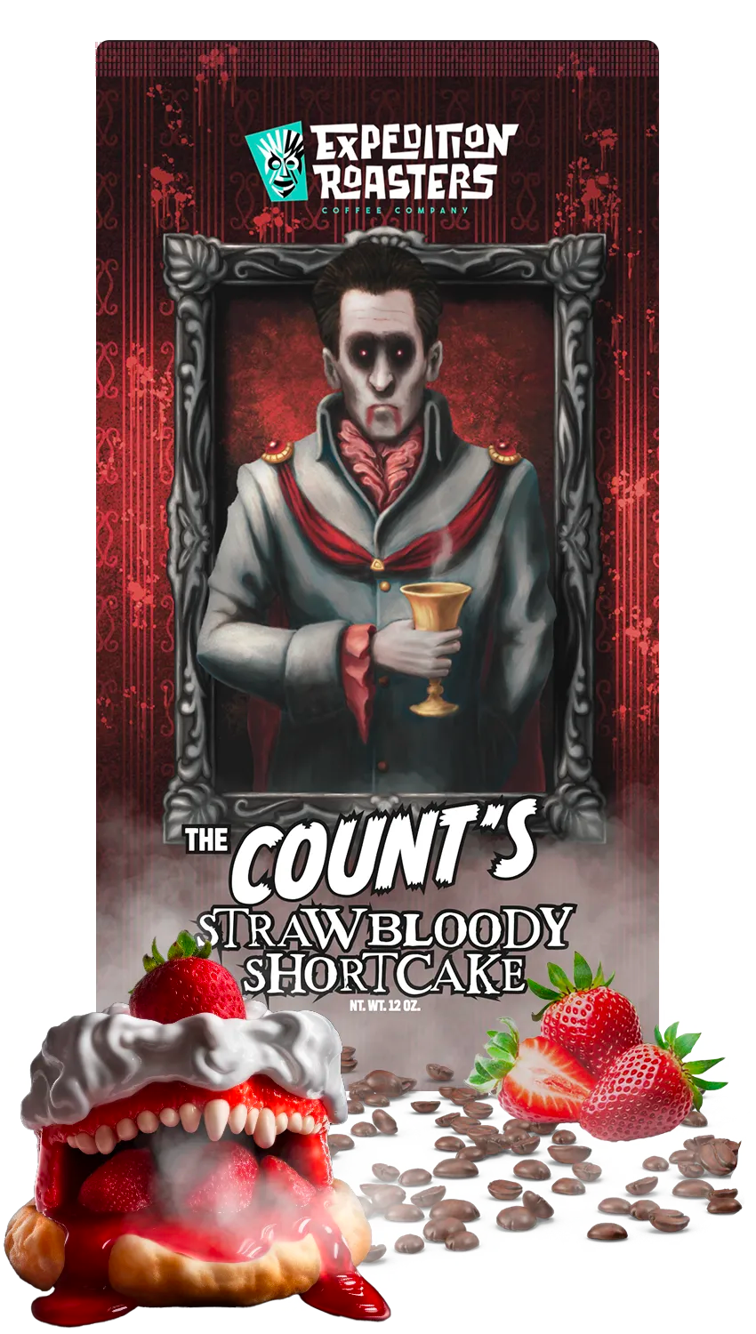 The Count's Strawbloody Shortcake