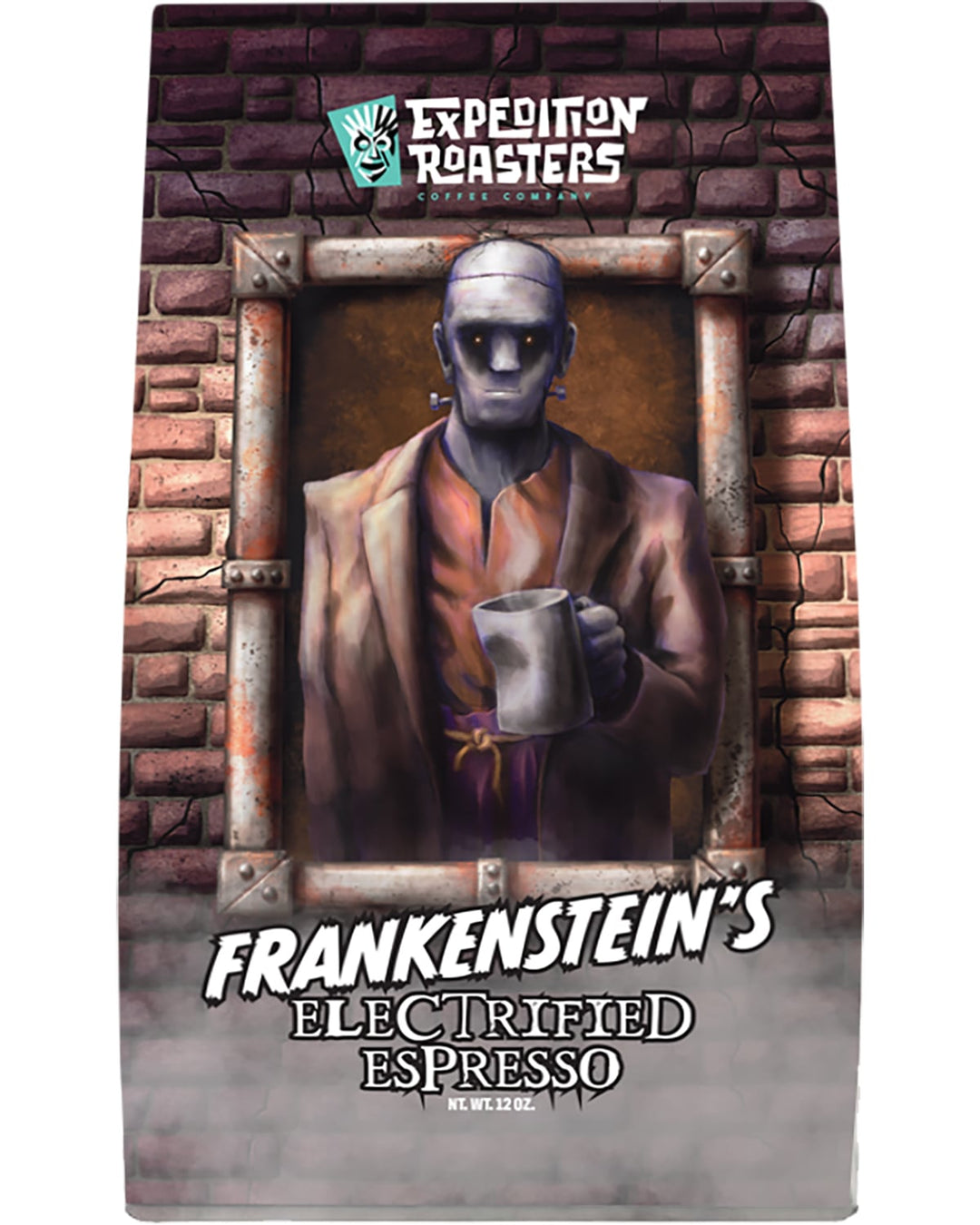 Frankenstein's Electrified Espresso Front