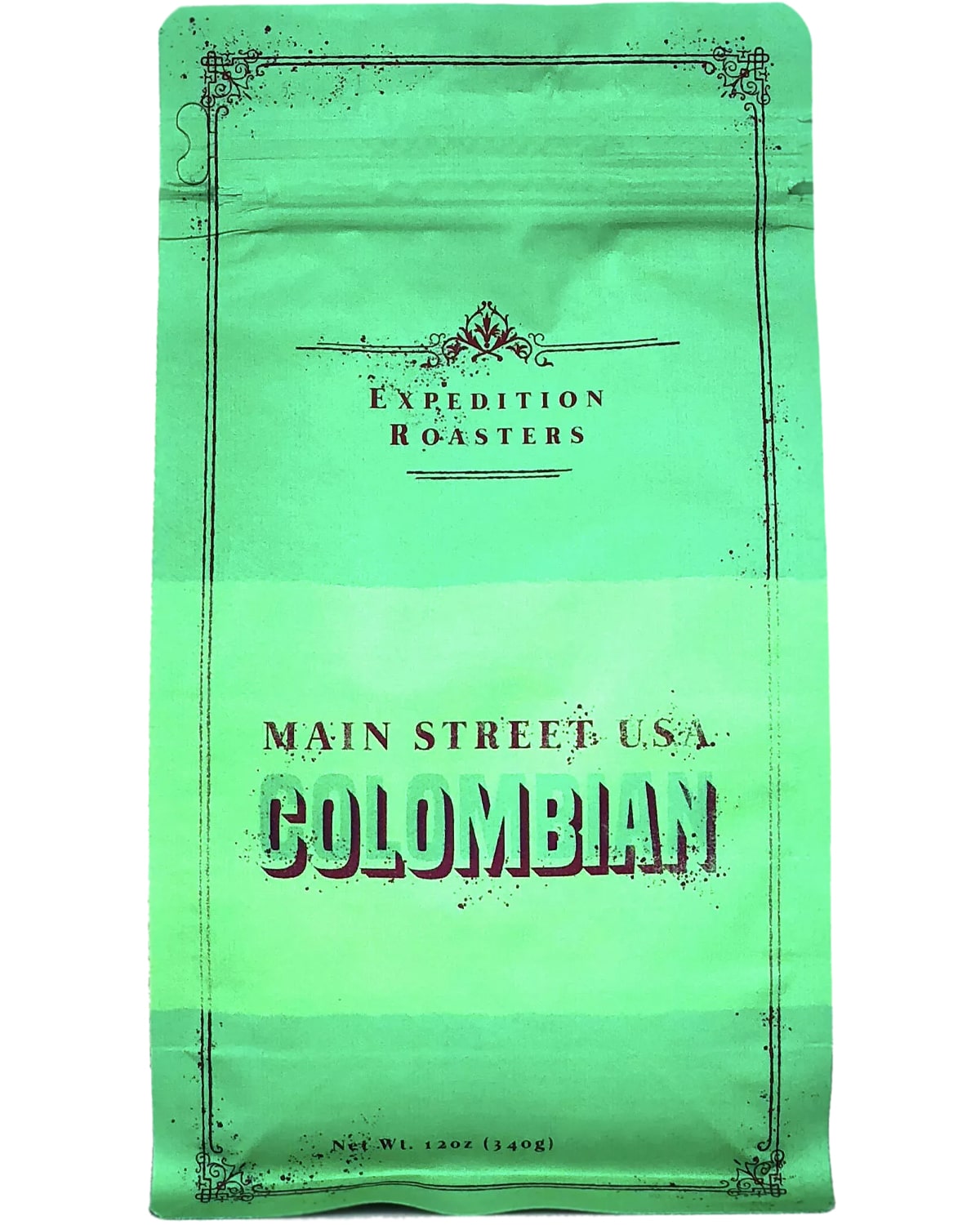 Main Street U.S.A. Colombian Coffee Front