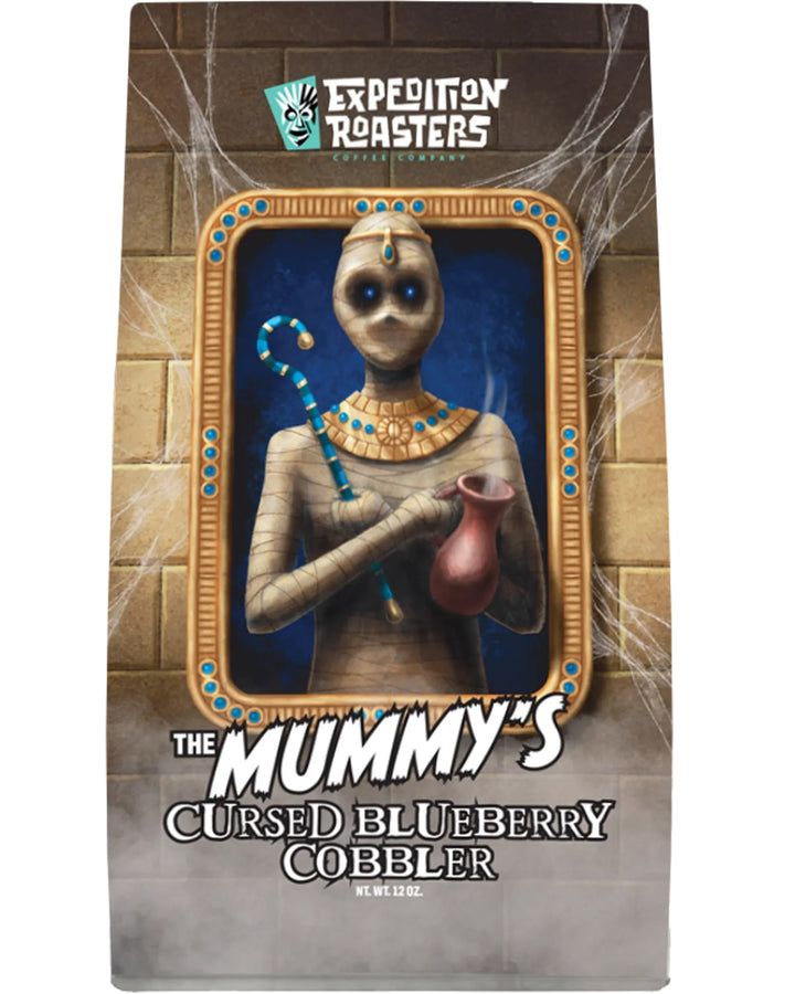 The Mummy's Cursed Blueberry Cobbler Front