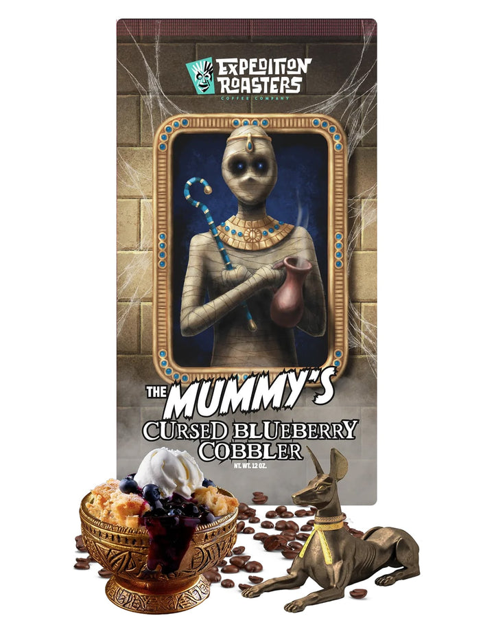 The Mummy's Cursed Blueberry Cobbler