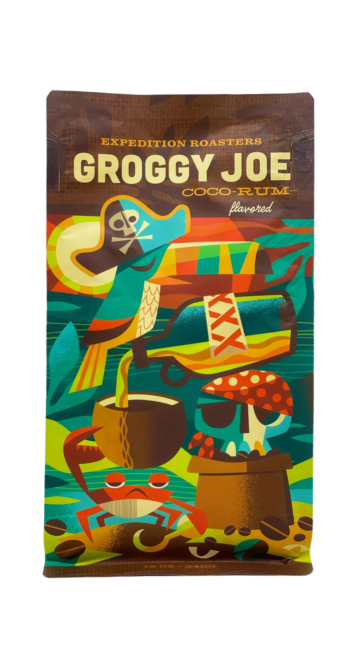 Groggy Joe Coconut Rum Front